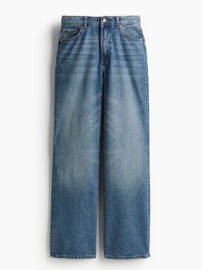 💌 B74-FF H&M Wide High Waist Denim Jeans